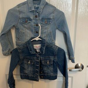 Lot of 2 girls jean jackets